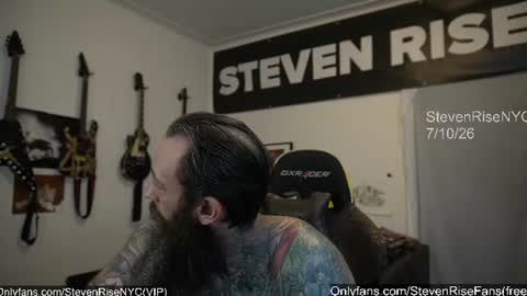 StevenRiseNYC online show from July 10, 12:30 pm