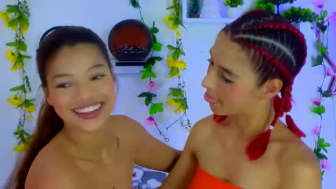 STORMY red hair MARA brown hair.  -------dont forget to follow us online show from December 4, 10:41 pm