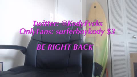 surferboykody online show from March 26, 8:25 pm
