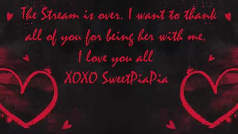 Snapshot of sweetpiapia chatting on February 23, 10:09 pm sweetpiapia online show from February 23, 10:09 pm