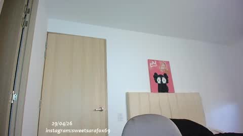 Snapshot of sweetsarafoxxx chatting on April 29, 2:43 pm Sara Sofia Libra online show from April 29, 2:43 pm