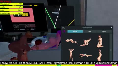 Snapshot of systaime chatting on October 8, 6:27 pm MISTRESS LISA FIRST 3DXCHAT CAMGIRL 3dxchat anime gaming mistress domina online show from October 8, 6:27 pm