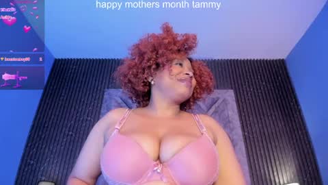 Snapshot of tammybrown1 chatting on May 9, 4:39 am T A M M Y online show from May 9, 4:39 am