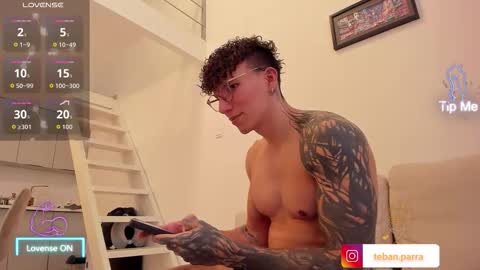 Snapshot of teban_fuckboy chatting on March 19, 8:40 am Esteban online show from March 19, 8:40 am