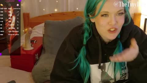 Snapshot of thetinyblue chatting on February 28, 9:12 pm Tiny Blue online show from February 28, 9:12 pm