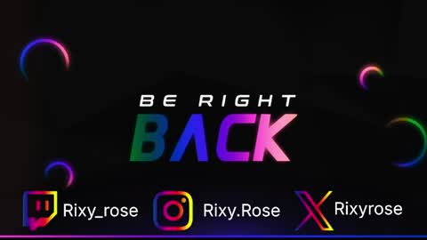 RixyRose online show from April 25, 10:40 pm