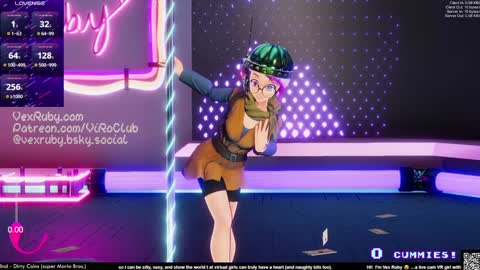 Snapshot of vexruby chatting on December 29, 1:13 am Vex Ruby online show from December 29, 1:13 am