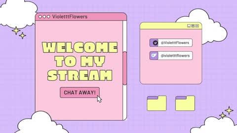 Violet Flowers online show from October 15, 4:29 pm