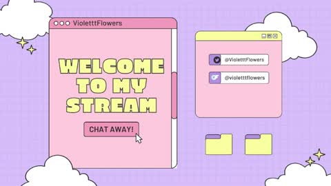 Violet Flowers online show from April 5, 6:49 pm