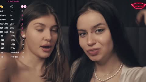 Snapshot of vivid_girls chatting on February 1, 10:15 am Nelly and Mari online show from February 1, 10:15 am