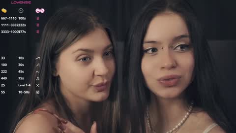 Snapshot of vivid_girls chatting on February 5, 10:19 am Nelly and Mari online show from February 5, 10:19 am