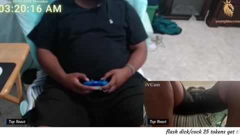 younblaccman6969 online show from September 11, 7:19 am