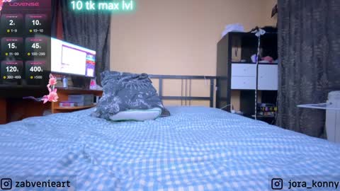 Snapshot of zabvenie chatting on January 12, 12:55 pm Jora and Konnycurly online show from January 12, 12:55 pm