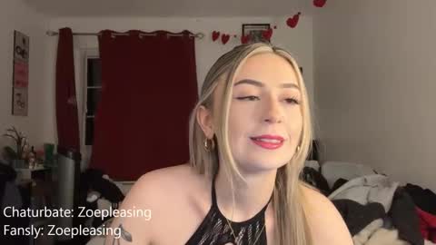 Snapshot of zoepleasing chatting on February 13, 1:34 am zoepleasing online show from February 13, 1:34 am