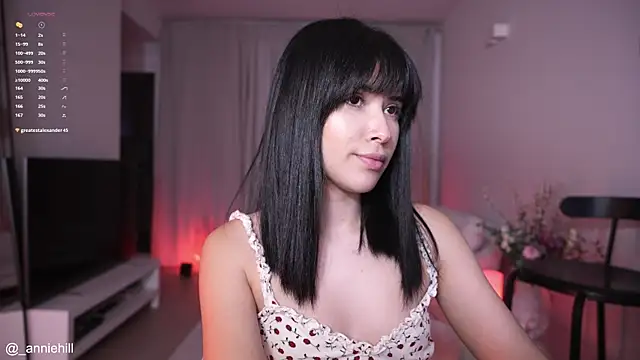 Snapshot of anniehillofficial chatting on January 9, 6:36 pm anniehillofficial online show from January 9, 6:36 pm