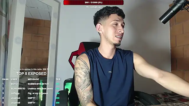 stevenSEX123 online show from July 24, 8:18 pm