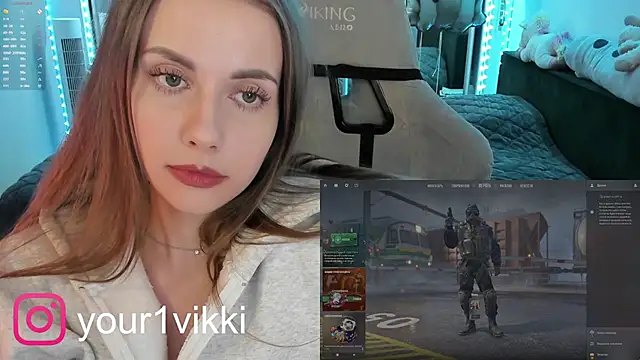 Snapshot of Vikki_Cheese chatting on March 3, 3:52 am Vikki Cheese online show from March 3, 3:52 am