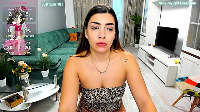 Snapshot of EveEvian chatting on December 2, 2:01 pm EveEvian online show from December 2, 2:01 pm