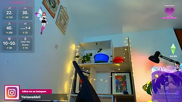 Snapshot of Yeriawaddell_ chatting on February 11, 3:29 am Yeriawaddell  online show from February 11, 3:29 am