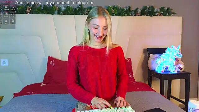 annief0x online show from January 3, 3:05 am