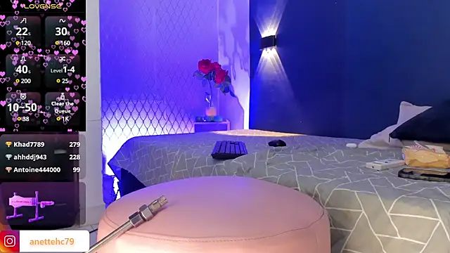 Snapshot of Anette_ chatting on January 9, 7:50 pm Anette online show from January 9, 7:50 pm
