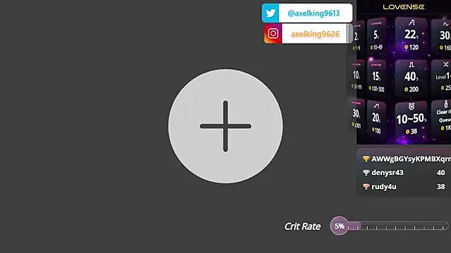 AxelKing1326 online show from February 4, 1:13 am