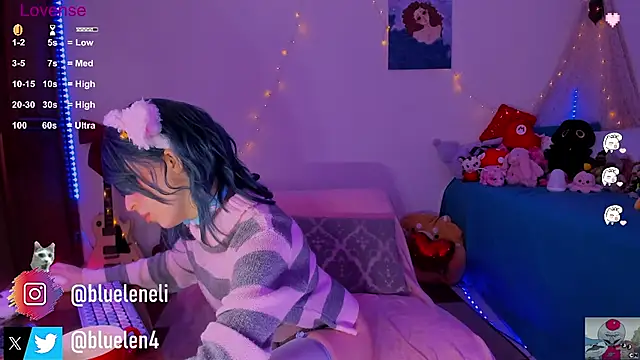 bluelen online show from February 21, 3:10 pm