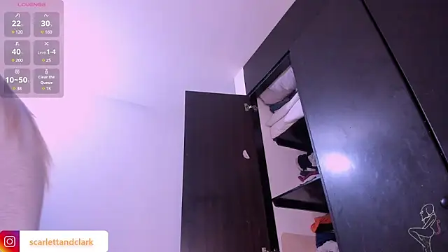 ScarlettAndClark online show from February 13, 12:57 am