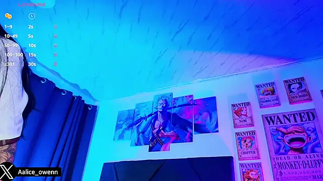 Aliceowenn online show from January 31, 9:02 pm