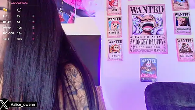 Aliceowenn online show from February 19, 6:59 pm