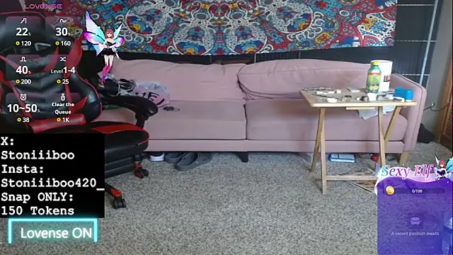 Stoniiiboo online show from March 14, 1:13 pm