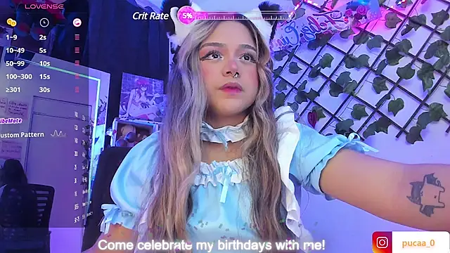 Snapshot of Pucaa_ chatting on March 9, 1:35 am Pucaa online show from March 9, 1:35 am