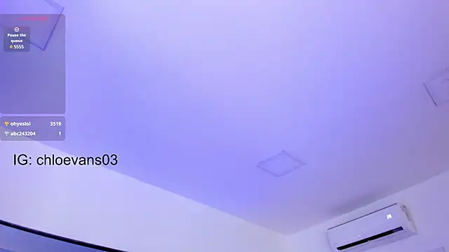 Chloe evans   online show from March 7, 2:45 pm