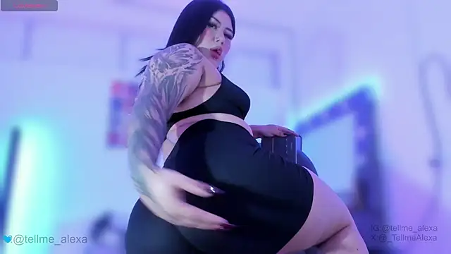 Snapshot of Tellme_Alexa chatting on February 15, 1:53 am Tellme Alexa online show from February 15, 1:53 am