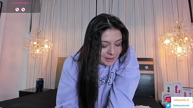 DahianaLincoln online show from January 12, 2:03 am