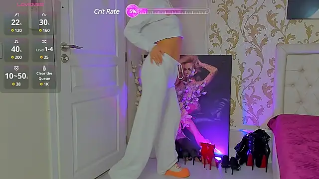 Snapshot of RosaCatalleya chatting on March 10, 4:38 am RosaCatalleya online show from March 10, 4:38 am