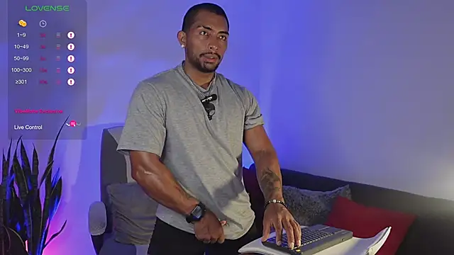 Couple muscle1 online show from April 21, 9:06 pm