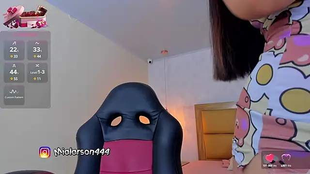 Snapshot of LARSONMIA chatting on February 22, 12:08 pm LARSONMIA online show from February 22, 12:08 pm