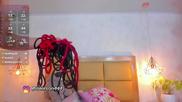 Snapshot of LARSONMIA chatting on March 14, 6:18 pm LARSONMIA online show from March 14, 6:18 pm