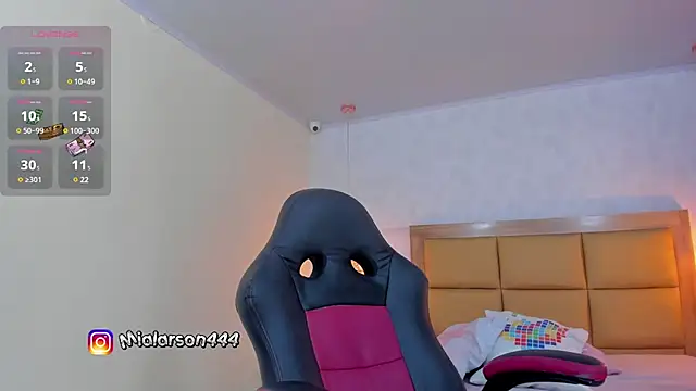 Snapshot of LARSONMIA chatting on March 15, 12:24 pm LARSONMIA online show from March 15, 12:24 pm