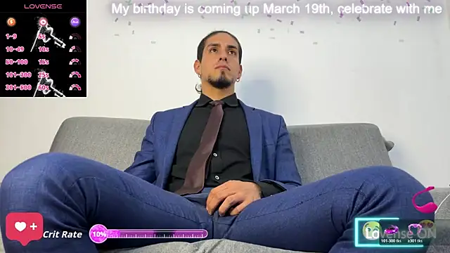 Tom blunt96 online show from March 15, 1:39 pm