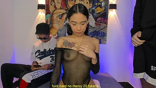 Threesome-no-mercy online show from October 6, 1:19 pm