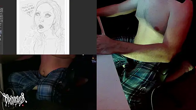 DrenchedArt online show from December 11, 6:09 pm