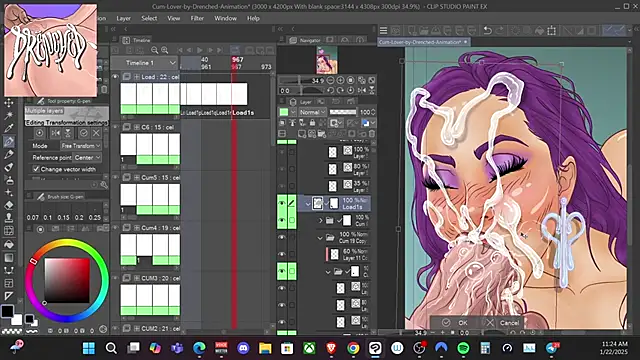 DrenchedArt online show from January 22, 7:24 pm