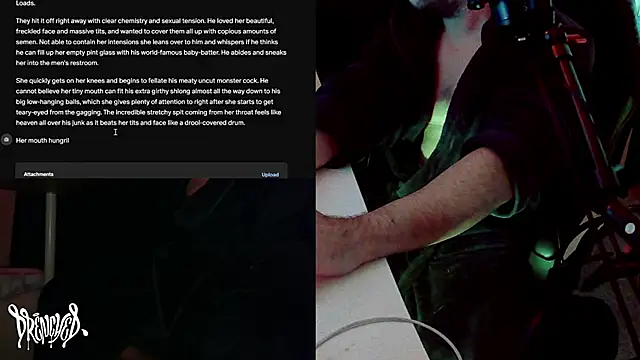 DrenchedArt online show from March 18, 9:10 pm