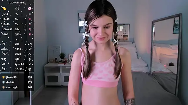 Snapshot of Lil_Amelie chatting on February 8, 11:55 pm Lil Amelie online show from February 8, 11:55 pm