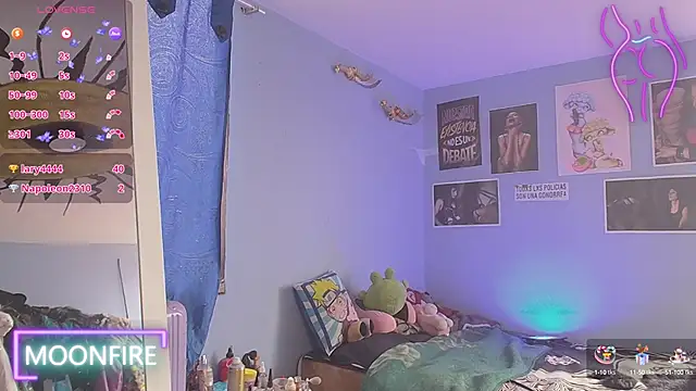 Snapshot of moonfiredancer chatting on January 24, 4:39 pm moonfiredancer online show from January 24, 4:39 pm