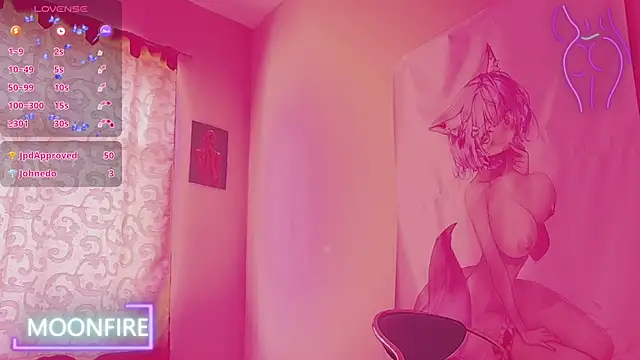 Snapshot of moonfiredancer chatting on February 28, 5:48 pm moonfiredancer online show from February 28, 5:48 pm