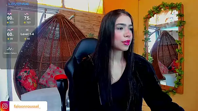 Snapshot of FaloonRoussel chatting on February 13, 2:20 pm FaloonRoussel online show from February 13, 2:20 pm