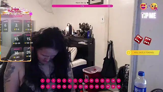 Snapshot of Demonicmiss chatting on June 14, 11:56 am Demonicmiss online show from June 14, 11:56 am